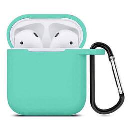Entronix - AirPods Case - Soft-Touch Liquid Silicone for 1st & 2nd Generation - Teal