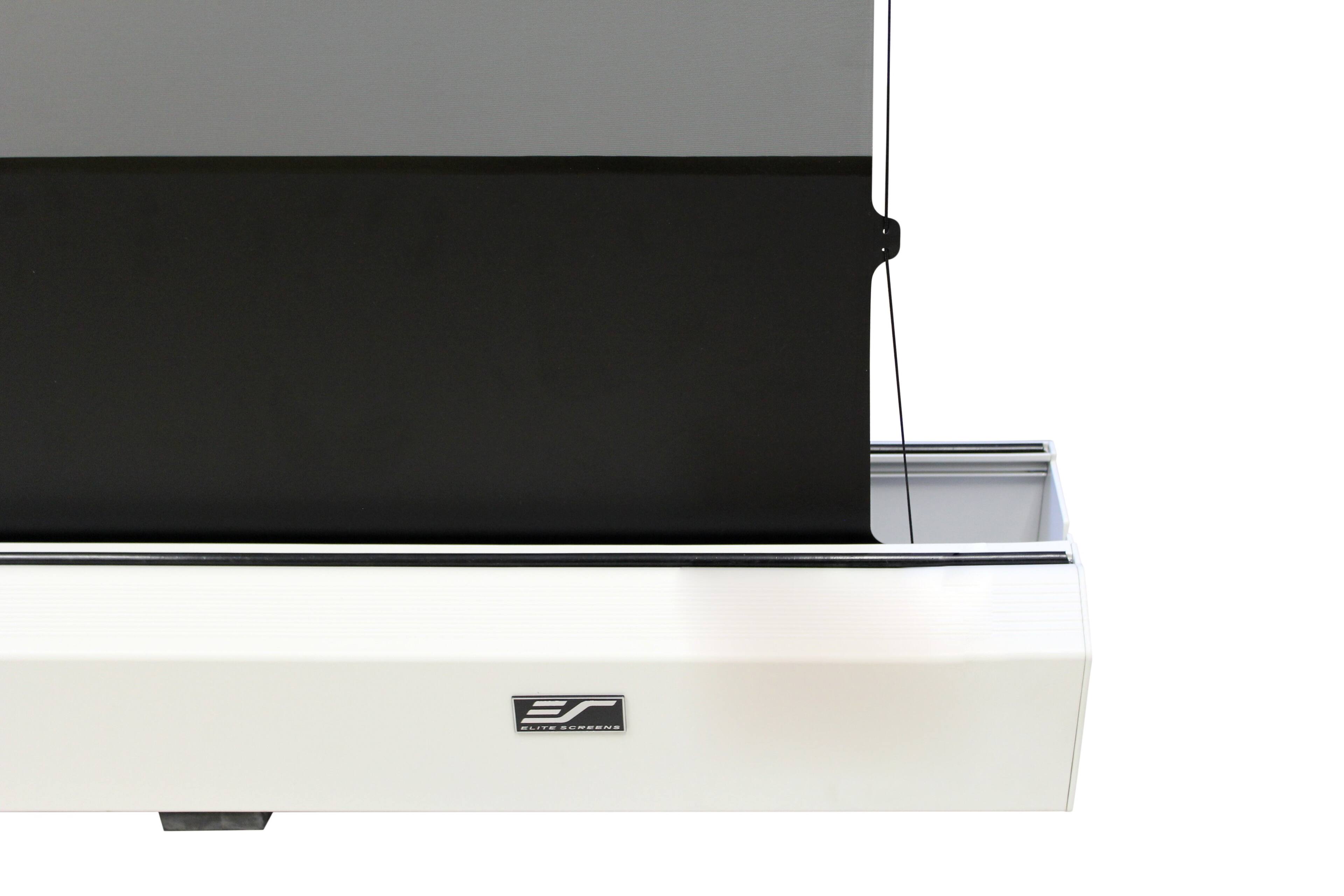 Alt View 11. Elite Screens - Elite Screens Kestrel Tab-Tension 2 CLR® 3 Series 121" Motorized Floor Projector Screen - White.