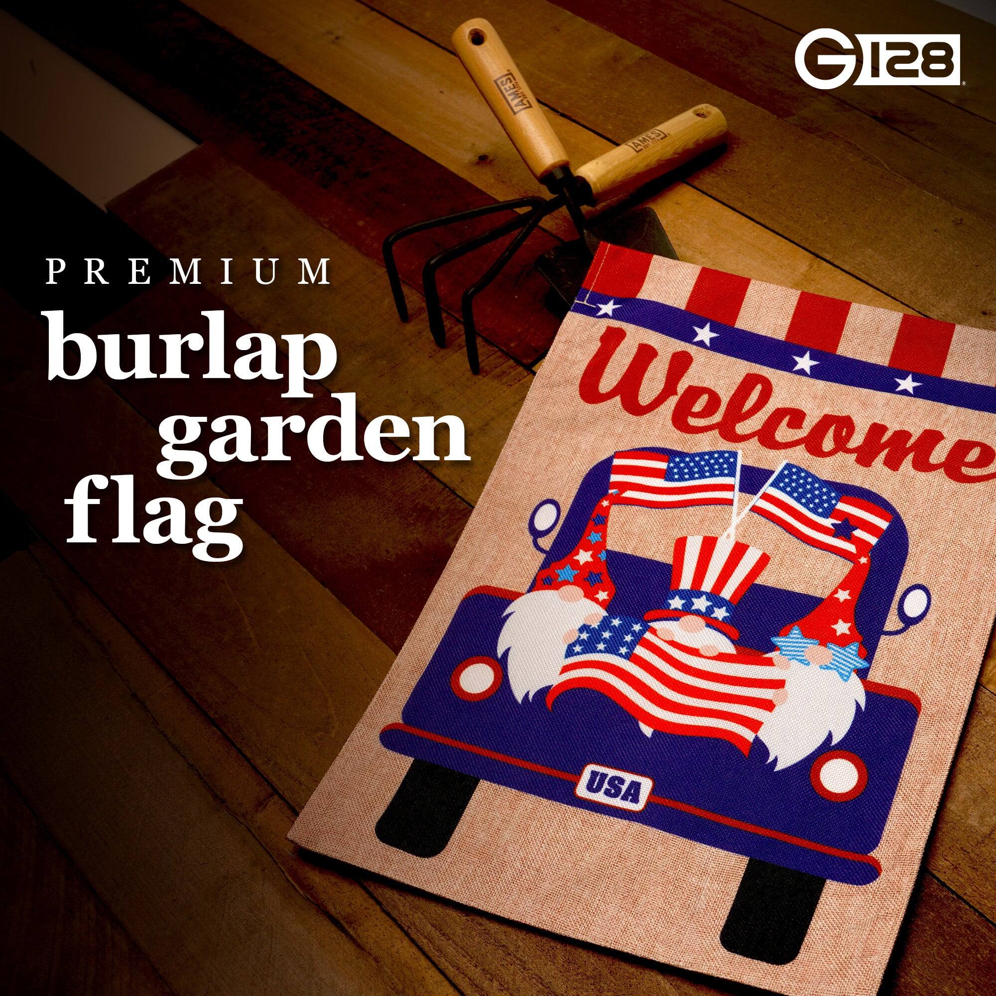 PREMIUM burlap garden flag

GI28

Welcome

USA