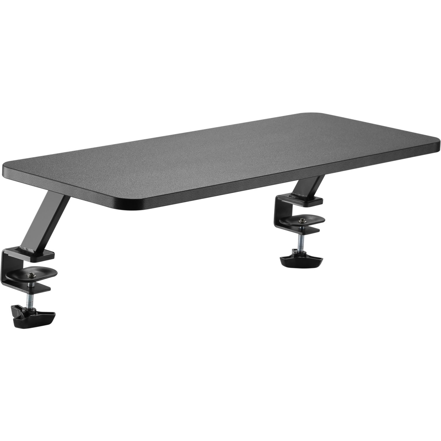 KanTek - Desktop Shelf/Monitor Stand 40 lb Capacity 5.10"H x 25.60"W x 10.20"D Desk - Black