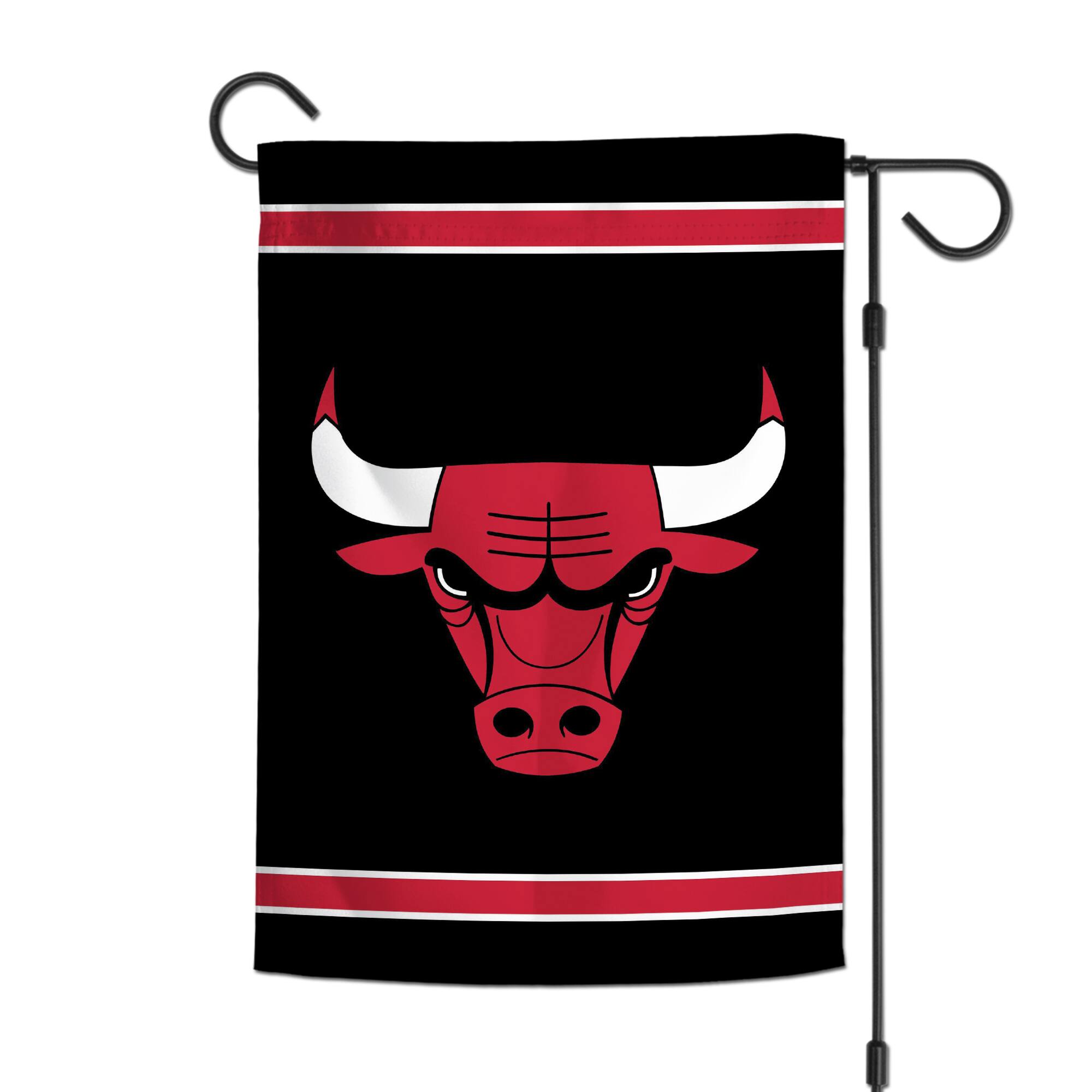Alt View 1. WinCraft - Chicago Bulls 12" x 18" Double-Sided Garden Flag - Multicolor.