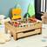 Alt View 1. Costway - Costway Wooden Kids Train Track Railway Set Table w/100 Pieces Storage Drawer - Natural.