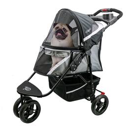 Petique - Revolutionary Stroller, Dog Cart for Small to Medium Size Pets, Ventilated Pet Jogger for Cats & Dogs