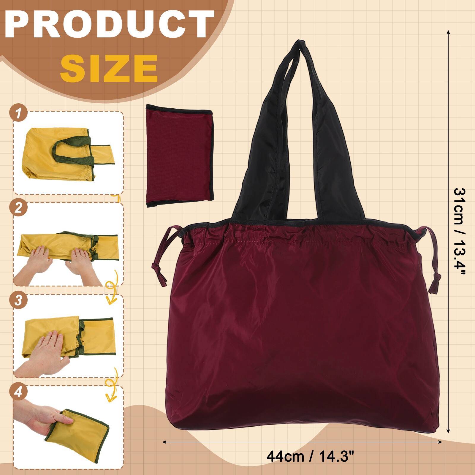 PRODUCT SIZE

1. 31cm / 13.4"
2. 44cm / 14.3"