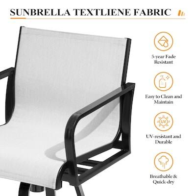 SUNBRELLA TEXTLIENE FABRIC

- 5-year Fade Resistant
- Easy to Clean and Maintain
- UV-resistant and Durable
- Breathable & Quick-dry
