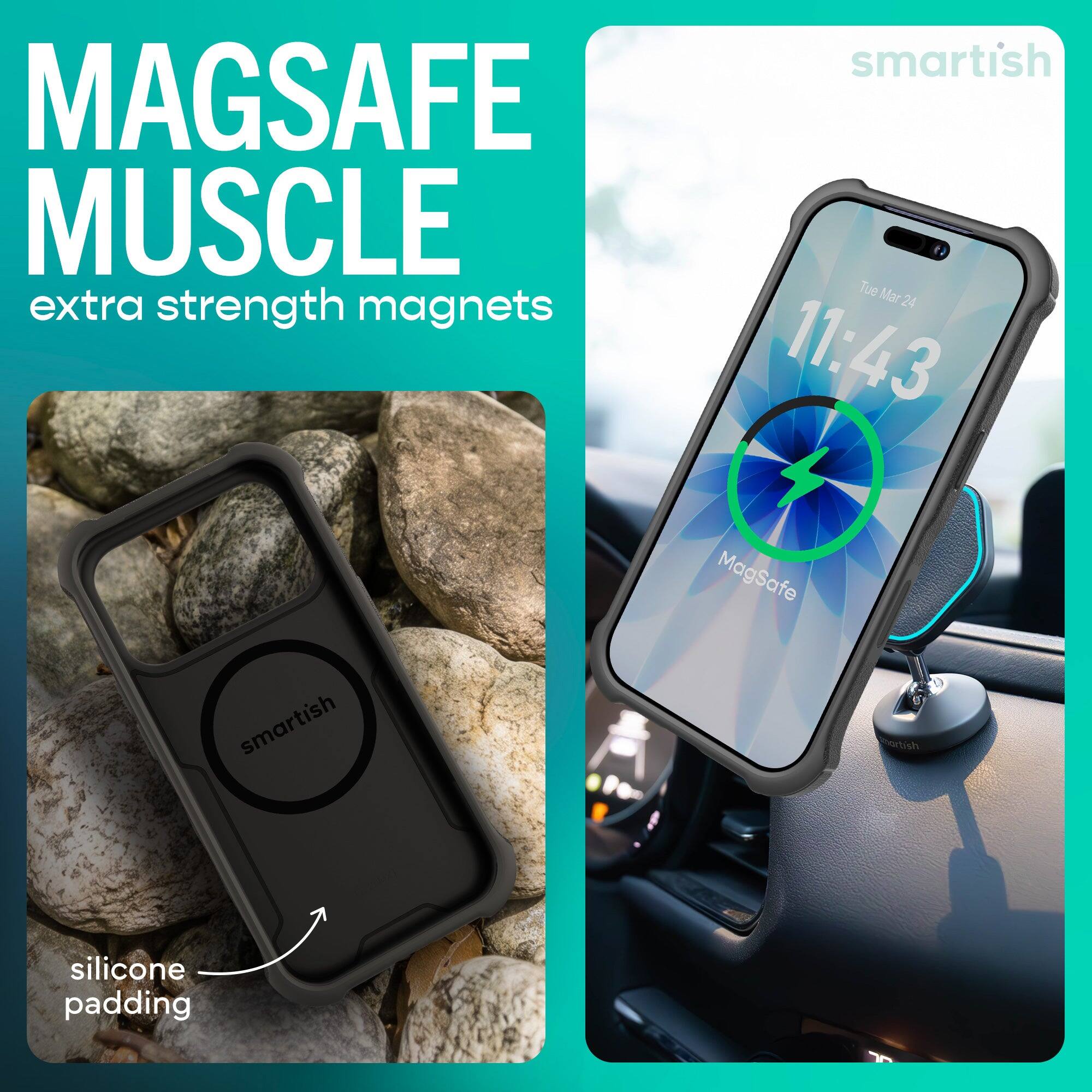 MAGSAFE MUSCLE extra strength magnets

smartish
Tue Mar 24 11:43

smartish
MagSafe

silicone padding