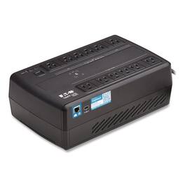 Tripp Lite - AVR750UNC Line-Interactive Cloud-Connected UPS with Remote Monitoring 12 Outlets 750 VA 316 J - Black