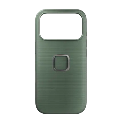 Front. Peak Design - Mobile Everyday Fabric Case Apple iPhone 17 Pro Sage - Sage.