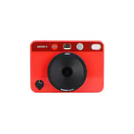 Sofort 2 Digital and Instant Photo Camera with LCD Display and Leica FOTOS App Support (Red)