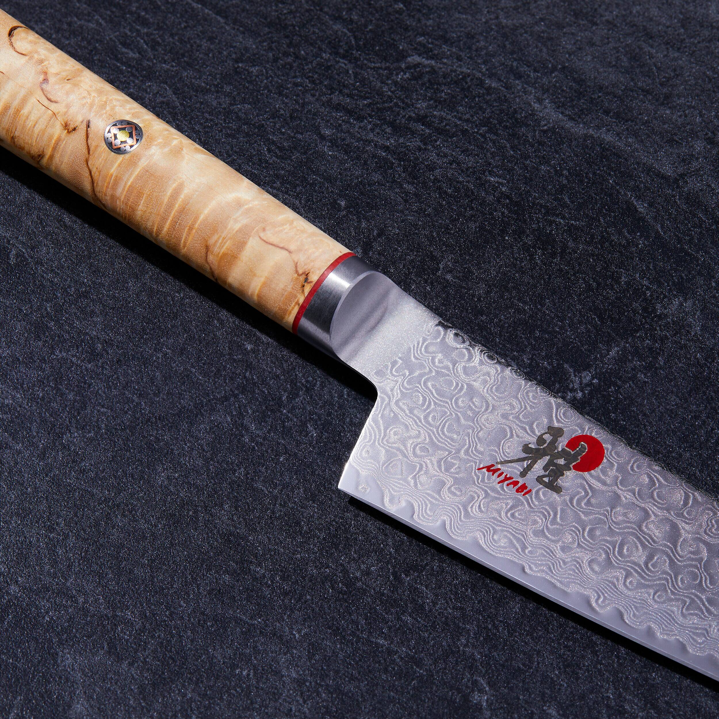 Alt View 3. Miyabi - Miyabi Birchwood SG2 5.5-inch Prep Knife - Stainless Steel.