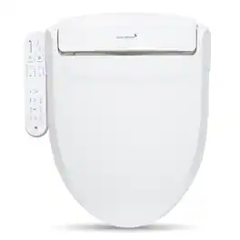 SmartBidet - SB-2000 Electric Smart Bidet™ Toilet Seat with Heated Seat, Warm Air Dryer, and Control Panel – Elongated - White