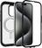Angle. OtterBox - Defender Series Pro XT Hard Shell for MagSafe for Apple iPhone 15 Pro - Dark Side.