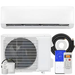 Homcom - BTU Mini Split Air Conditioner - White