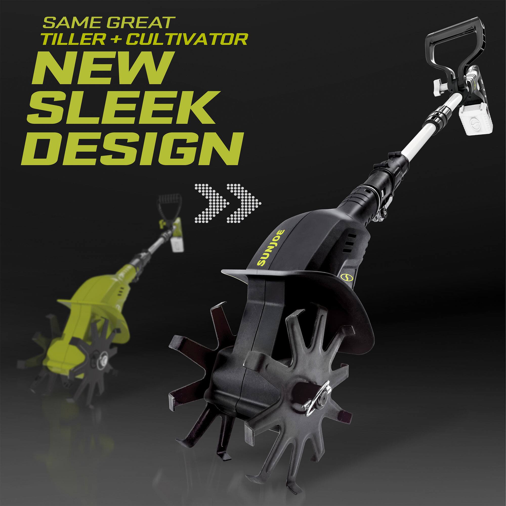 SAME GREAT TILLER + CULTIVATOR  
NEW SLEEK DESIGN