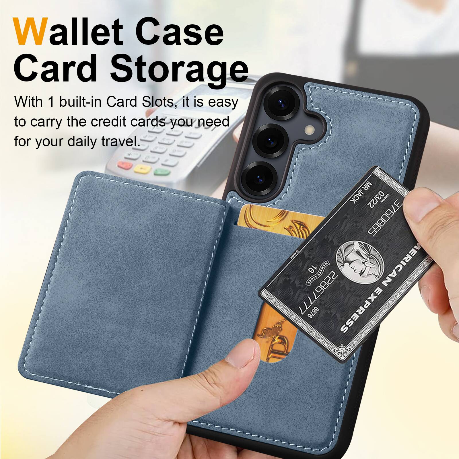 Wallet Case Card Storage

With 1 built-in Card Slots, it is easy to carry the credit cards you need for your daily travel.

MR MRJACK 03/22 3760865 ! OANTH 16  ERICAN 22867777 6676 EXPRESS