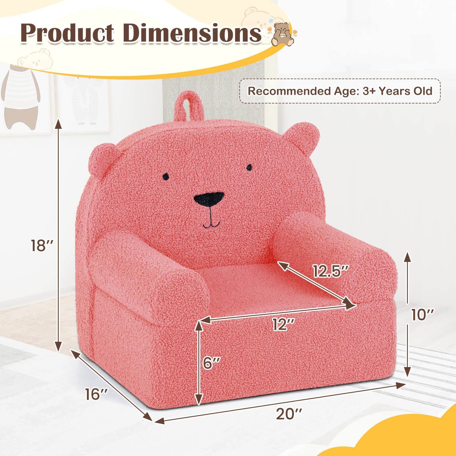 Product Dimensions  
Recommended Age: 3+ Years Old  

18"  
12.5"  
12"  
10"  
6"  
16"  
20"