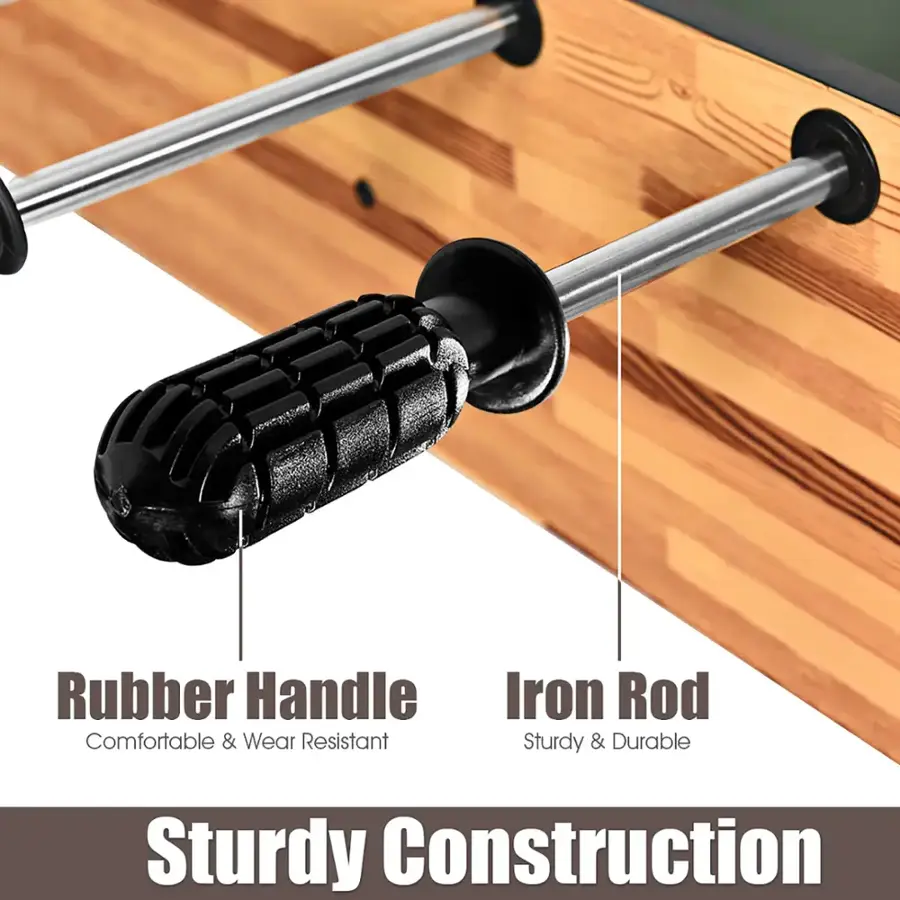 Rubber Handle: Comfortable and Wear Resistant
Iron Rod: Sturdy and Durable
Sturdy Construction