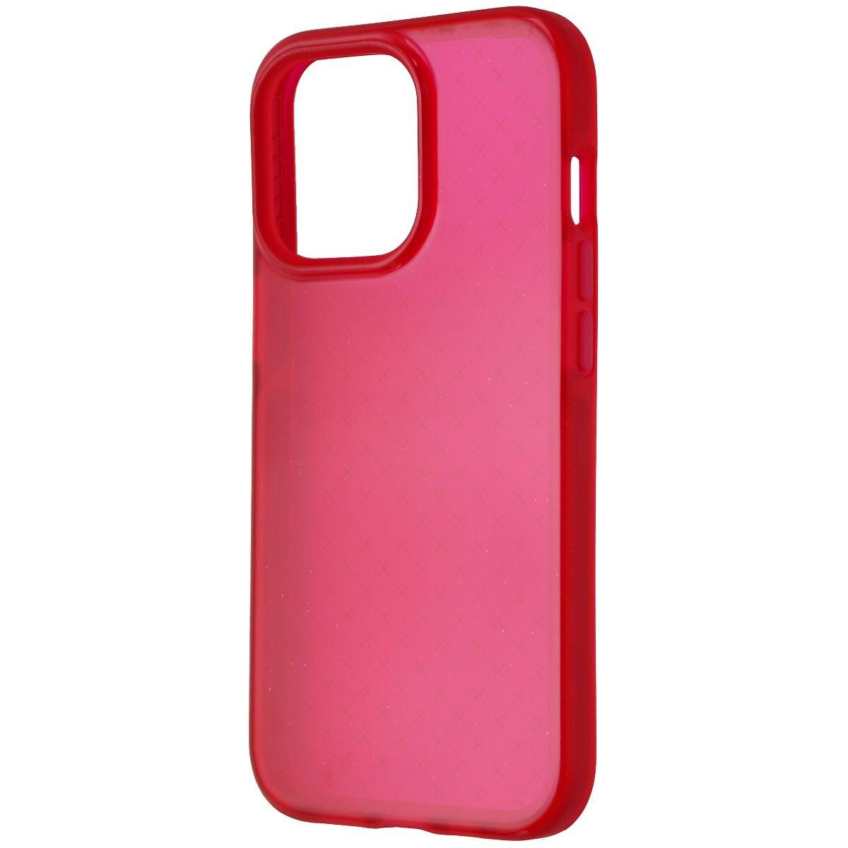 Front. Tech21 - Tech21 Evo Check Flexible Gel Case for Apple iPhone 13 Pro - Rubine Red - Red.