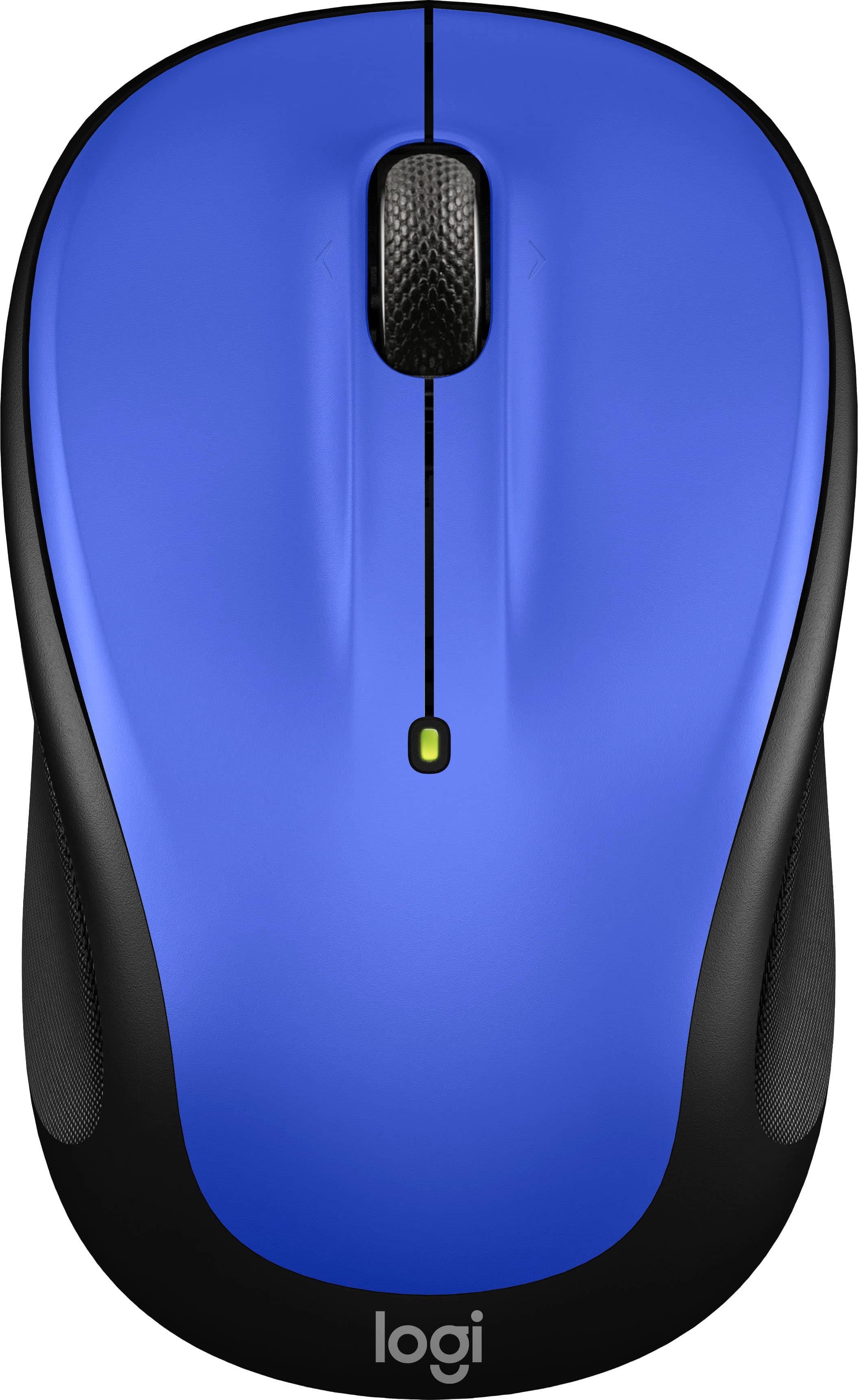 Front. Logitech - M325s Wireless Optical Compact Ambidextrous Mouse - Blue.