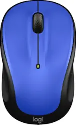 Logitech - M325s Wireless Optical Compact Ambidextrous Mouse - Wireless - Blue - Front_Zoom