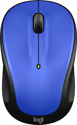 Logitech - M325s Wireless Optical Compact Ambidextrous Mouse - Wireless - Blue