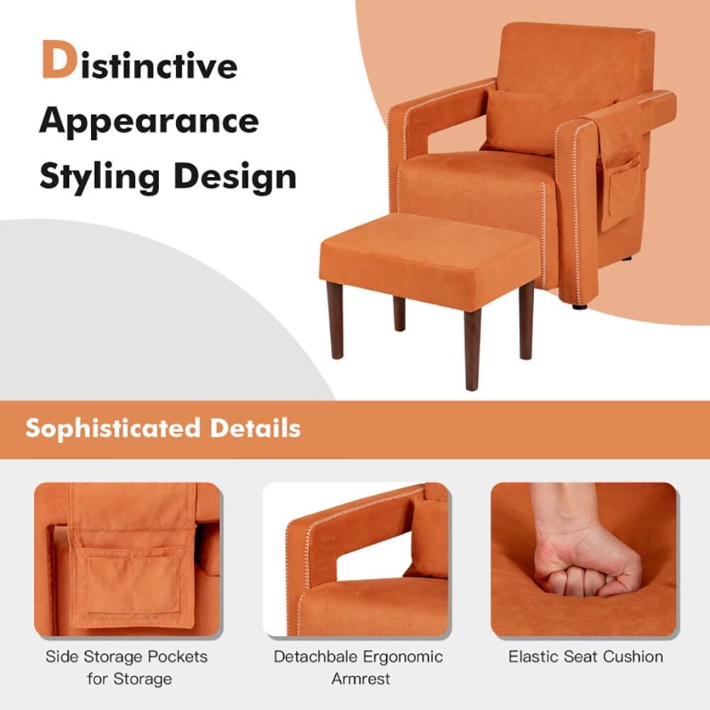 Distinctive Appearance Styling Design  
Sophisticated Details  
Side Storage Pockets for Storage  
Detachable Ergonomic Armrest  
Elastic Seat Cushion