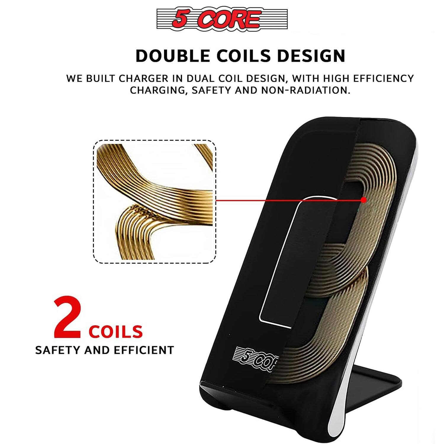 5 CORE

DOUBLE COILS DESIGN

WE BUILT CHARGER IN DUAL COIL DESIGN, WITH HIGH EFFICIENCY CHARGING, SAFETY AND NON-RADIATION.

2 COILS
SAFETY AND EFFICIENT