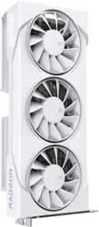 XFX - Swift AMD Radeon RX 9060XT 16GB GDDR6 PCI Express 5.0 Gaming Graphics Card - White - Front_Zoom