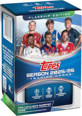 2025-26 Topps UEFA Club Competitions Soccer Value Blaster Box