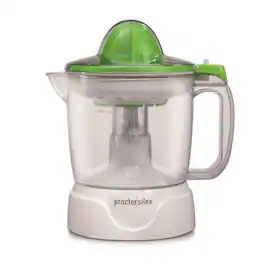 Hamilton Beach - Proctor Silex Plastic 34 oz Juice Extractor - White