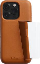 Bellroy - iPhone 15 Pro Leather Phone Case - 3 Card - Terracotta - Front_Zoom
