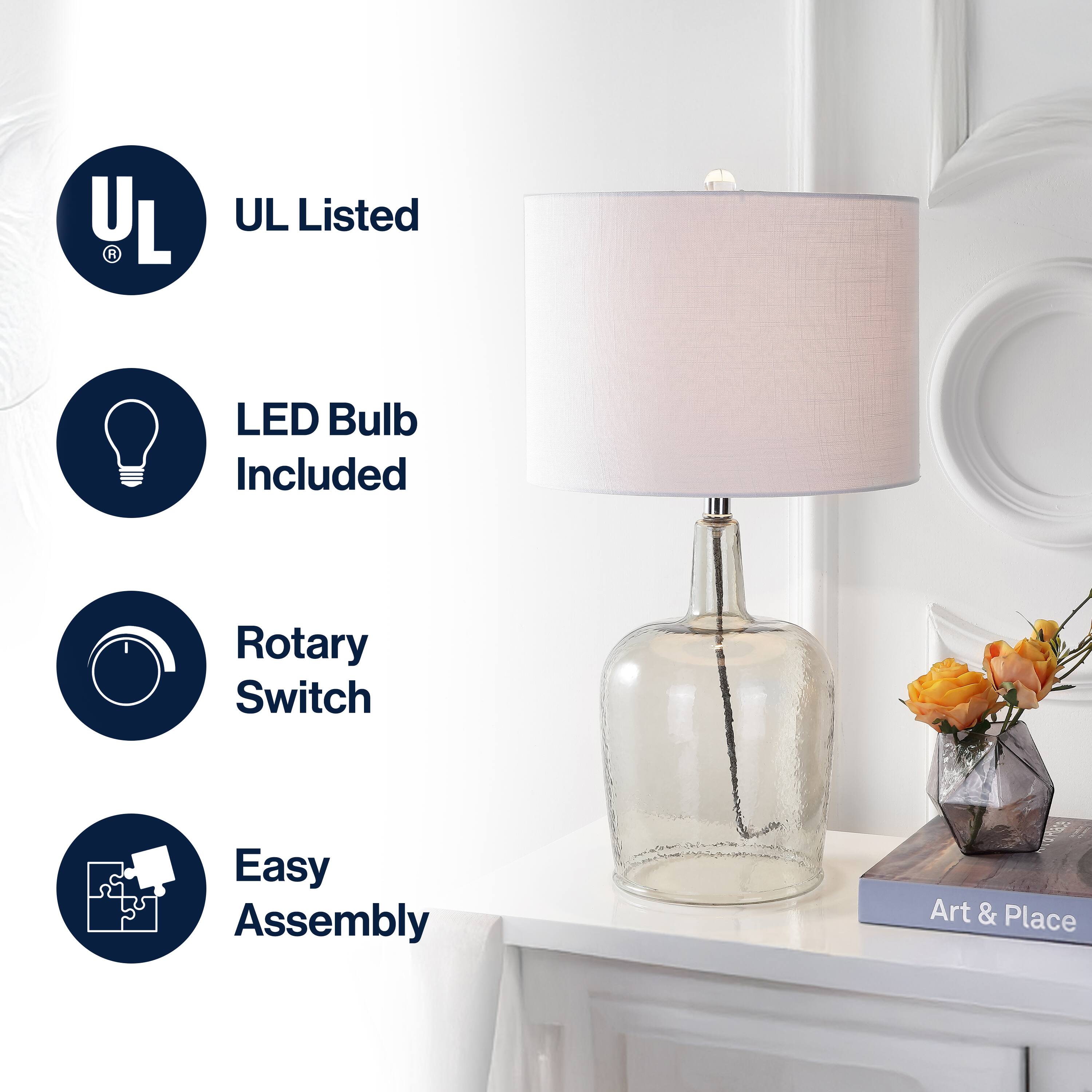 - UL Listed
- LED Bulb Included
- Rotary Switch
- Easy Assembly