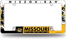 Rico Industries - Missouri Tigers Primary 12" x 6" Chrome All Over Automotive License Plate Frame for Car/Truck/SUV - Multi