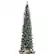 Alt View 18. Costway - 7ft Unlit Snowy PVC Artificial Slim Christmas Pencil Tree w/ Pine Cones - Green.