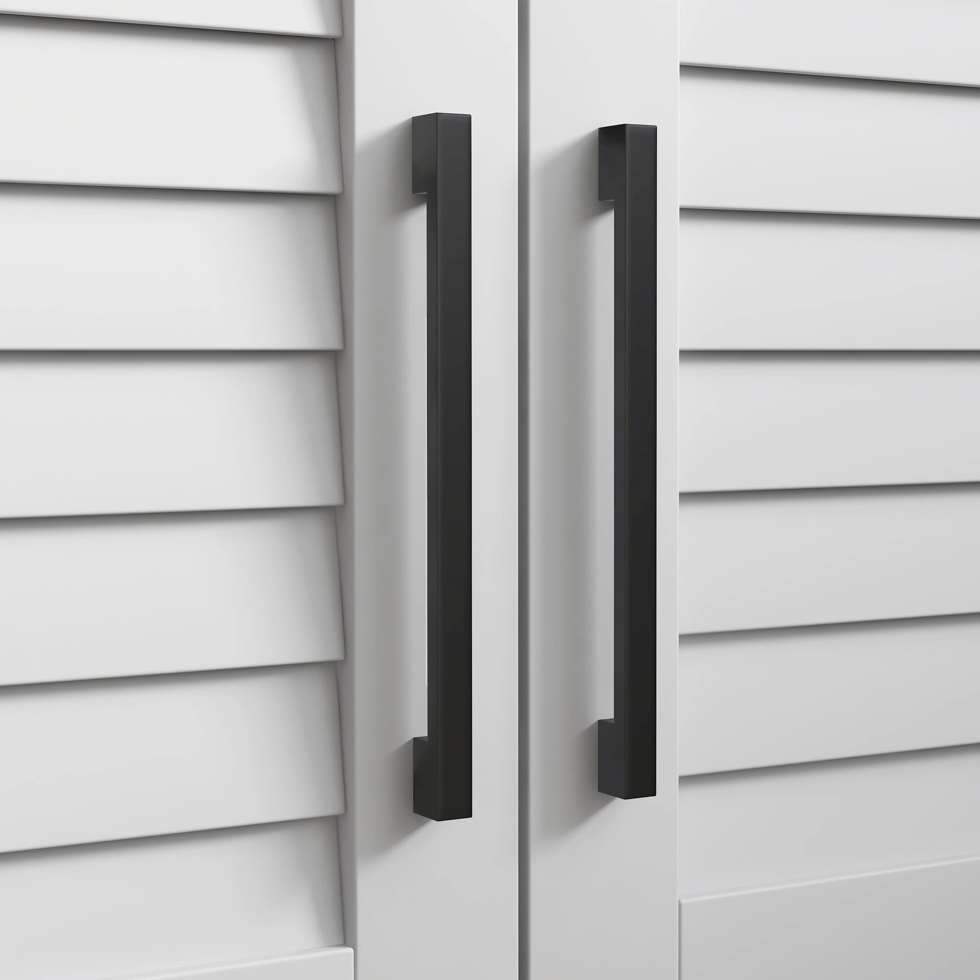 Alt View 7. Homcom - Storage Bench, Modern Entryway Bench with Cushion, Hidden Compartments, Adjustable Shelves - White.