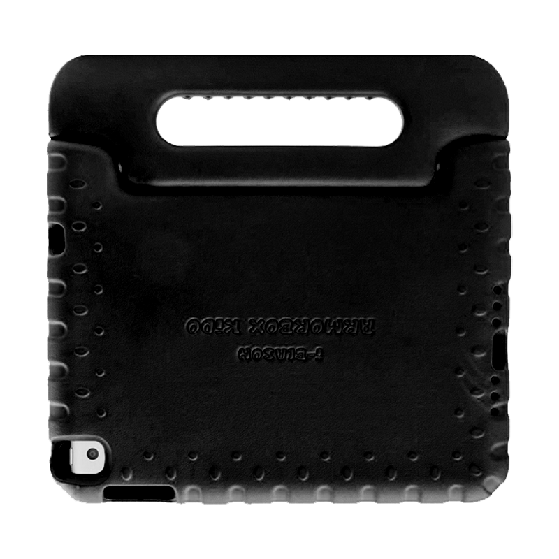 Front. i-Blason - Kido Case for iPad 9.7" (2017/2018) – Shockproof, Kid-Friendly Handle - Black.