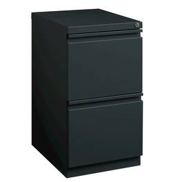 Hirsh - 20" Deep Mobile Pedestal File Cabinet 2 Drawer File-File, Charcoal - Gray