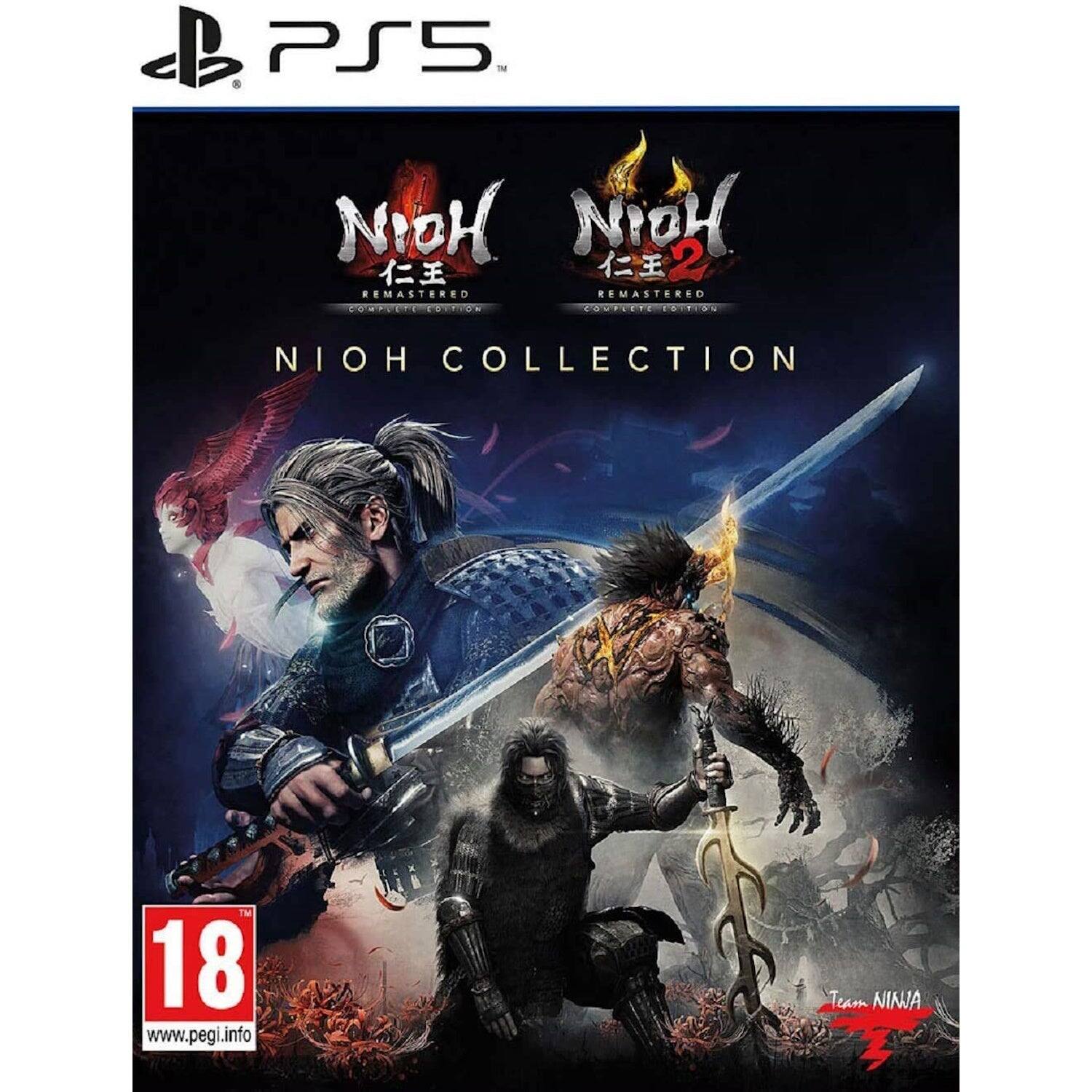 PS5  
NIOH REMASTERED  
NIOH 2 REMASTERED  
NIOH COLLECTION  
COMPLETE EDITION  
COMPLETE EDITION  
Team NINJA  
18  
www.pegi.info