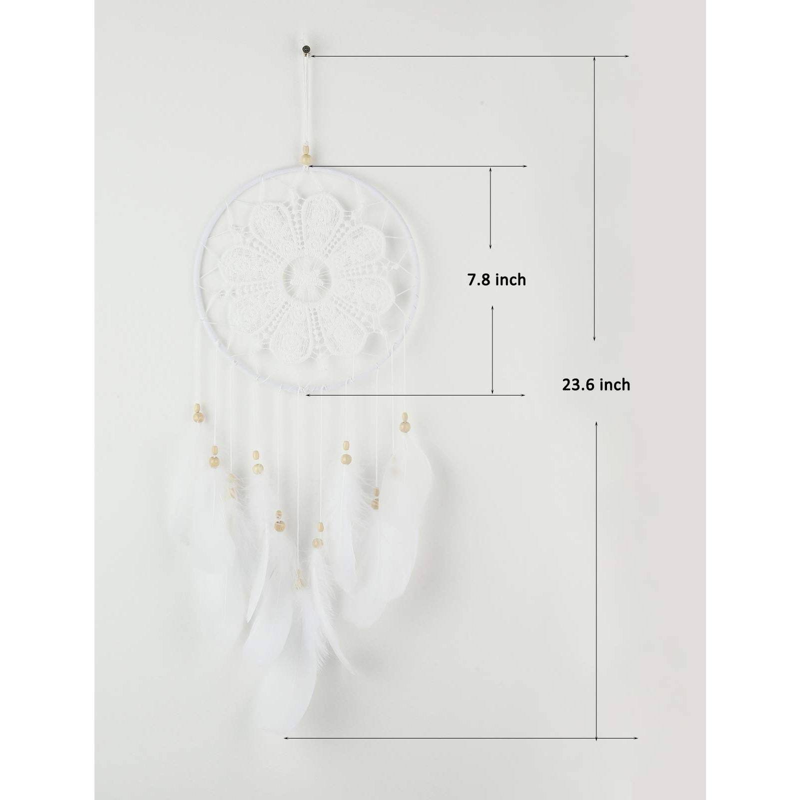 7.8 inch  
23.6 inch