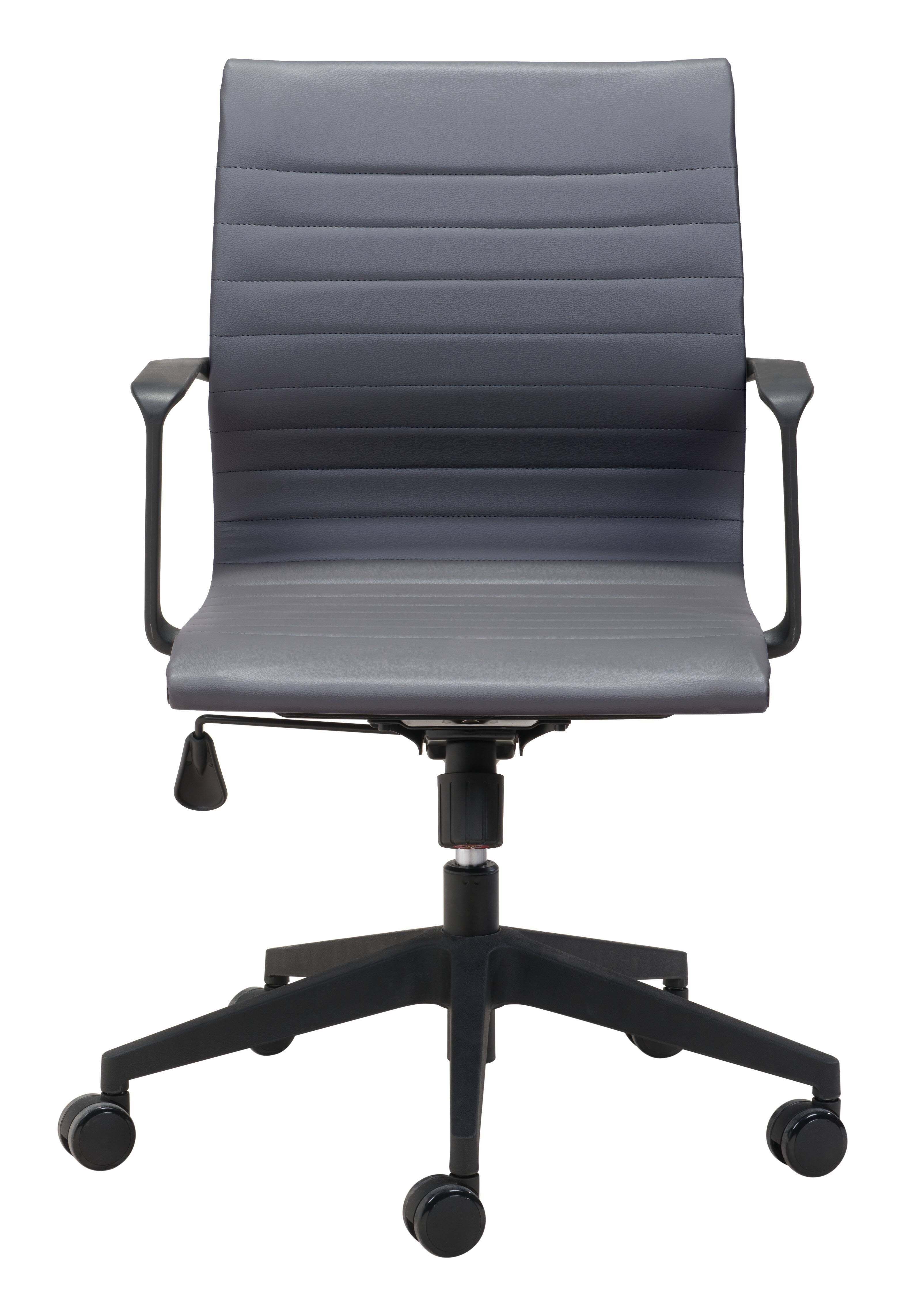 Alt View 1. Hivvago - Stacy Office Chair Dark Gray - Dark Gray.