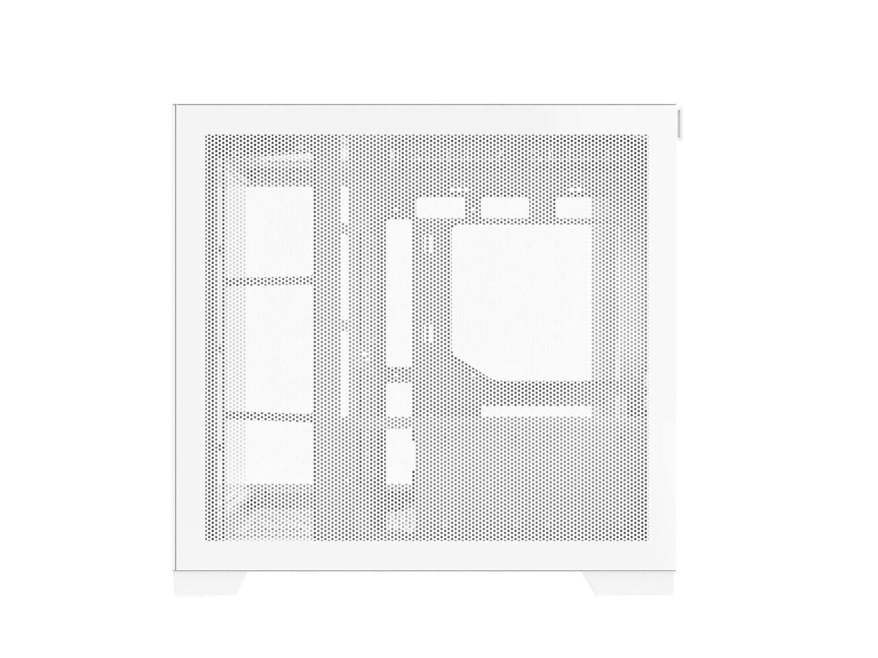 Alt View 5. Super Flower - Super Flower Thunder White / Panoramic Case / Tempered Glass ATX Mid Tower Computer Case - White.