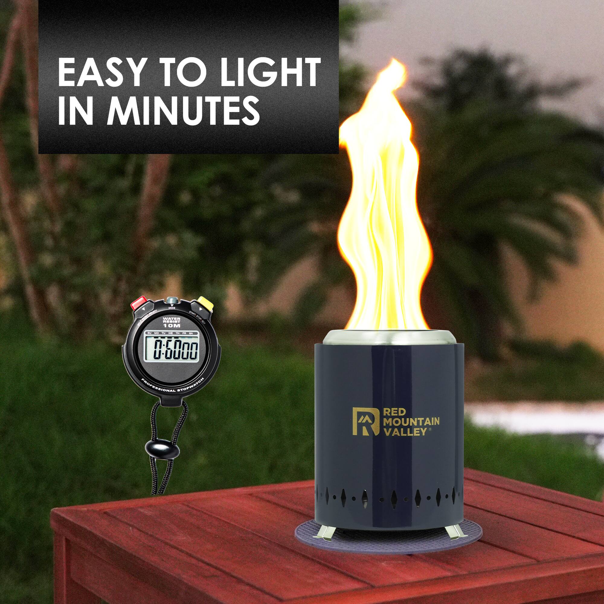 EASY TO LIGHT IN MINUTES

RED MOUNTAIN VALLEY

WATER PROOF 10M

0-6000