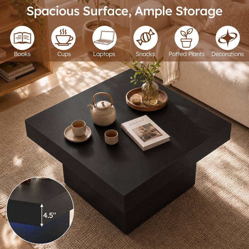 Spacious Surface, Ample Storage

- Books
- Cups
- Laptops
- Snacks
- Potted Plants
- Decorations

KINFOLK

4.5"