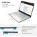 In the box
- HP 15 Laptop
- 45 W Smart AC power adapter
- Setup poster
15.6" (D)
14.11" (W)
9.53" (D)
0.78" (H)
1 Multi-format SD media card reader
2 Headphone/microphone combo
3 SuperSpeed USB Type-C
4 HDMI 1.4b
5 AC smart pin
6 SuperSpeed USB Type-A