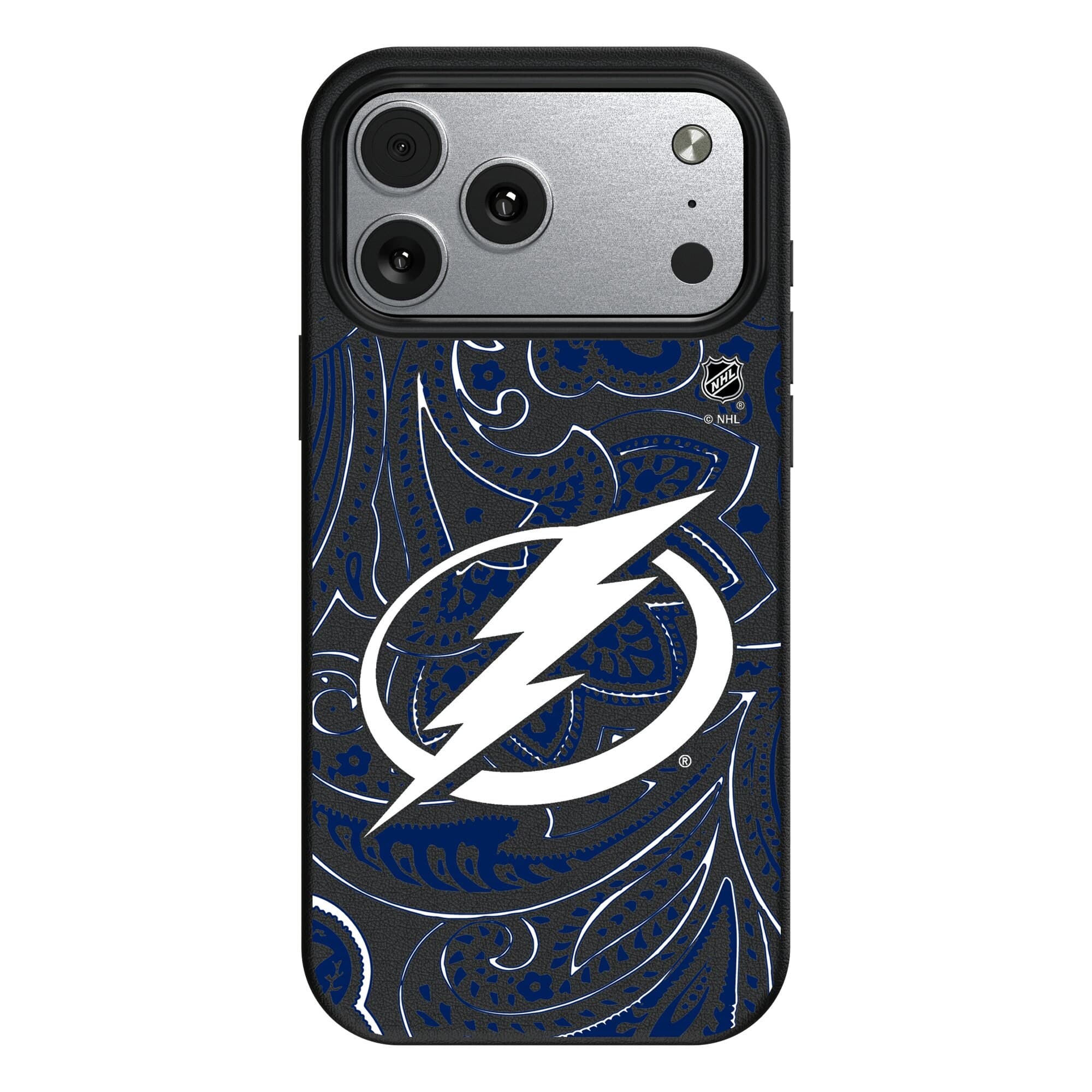 Keyscaper - NHL - Tampa Bay Lightning Paisley iPhone Magnetic Bump Case - 17 - Black price history on PriceWatchPro