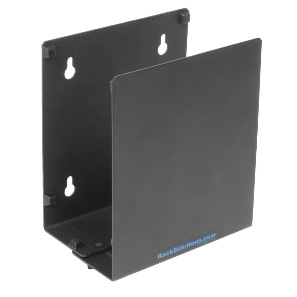 Alt View 1. RackSolutions - RackSolutions Universal PC Wall Mount Clamp (2.35in to 3.75in) - Black.