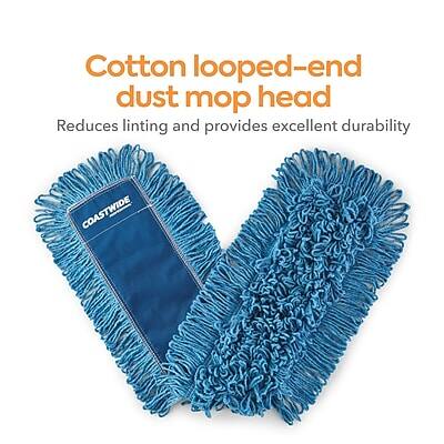 Cotton looped-end dust mop head  
Reduces linting and provides excellent durability  
COASTWIDE