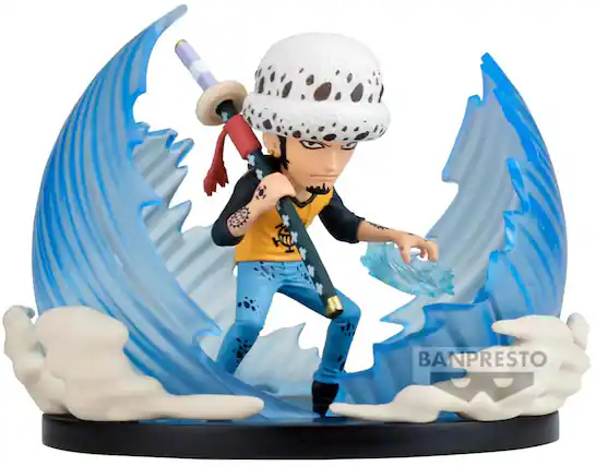 Front. Bandai - Banpresto - One Piece - WCF Special - Worst Generation Trafalgar Law Figure - COLLECTIBLES - Multicolor.