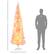 Alt View 2. Homcom - Pencil Christmas Tree - pink.