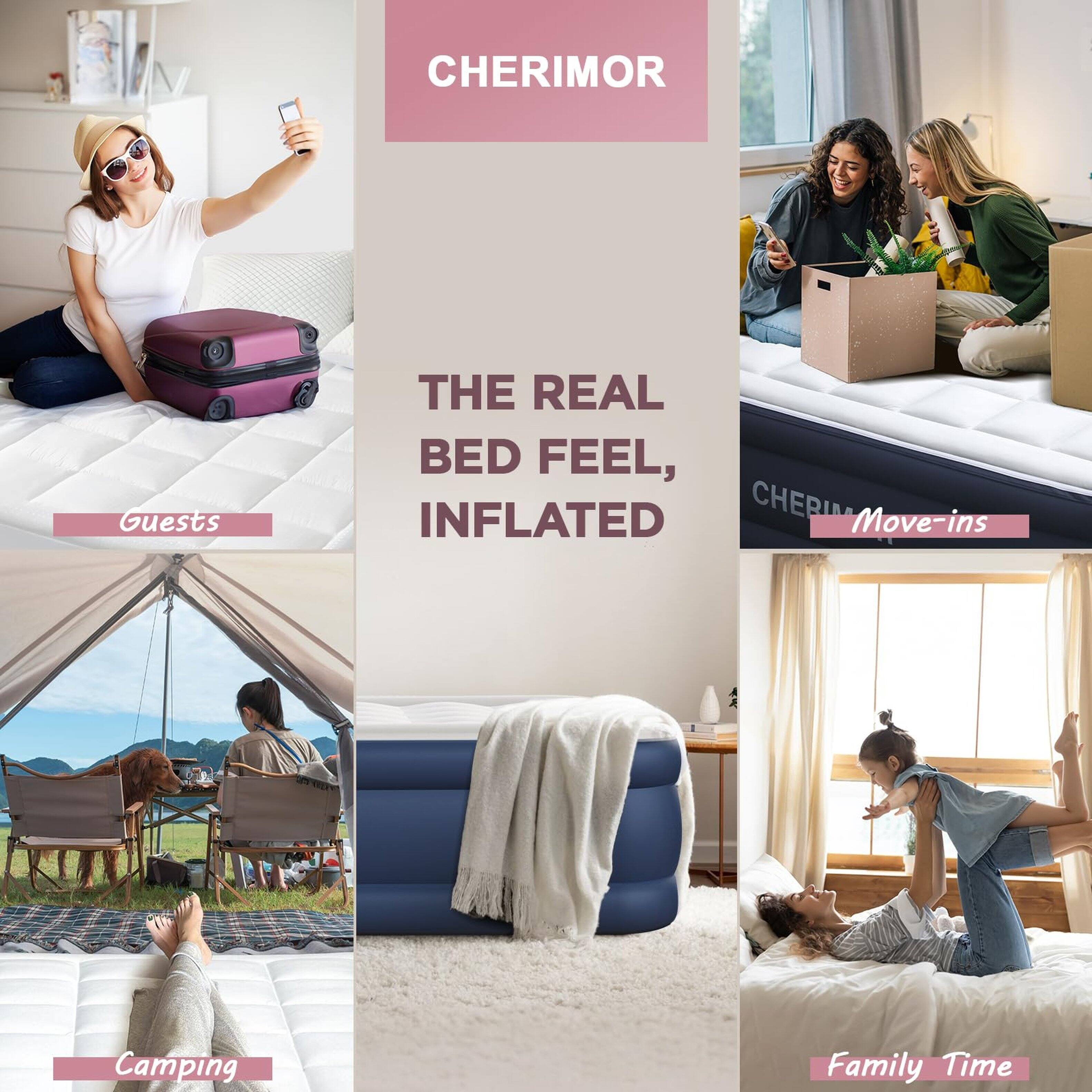 CHERIMOR

THE REAL BED FEEL, INFLATED

Guests
Move-ins
Camping
Family Time